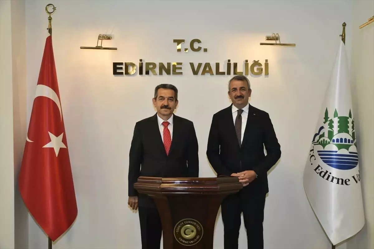 Kırklareli Valisi Birol Ekici, Edirne ve Tekirdağ Valilerini ziyaret etti