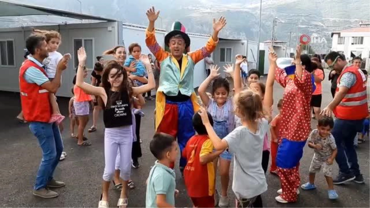 Samandağ\'da depremzede çocuklara etkinlik düzenlendi