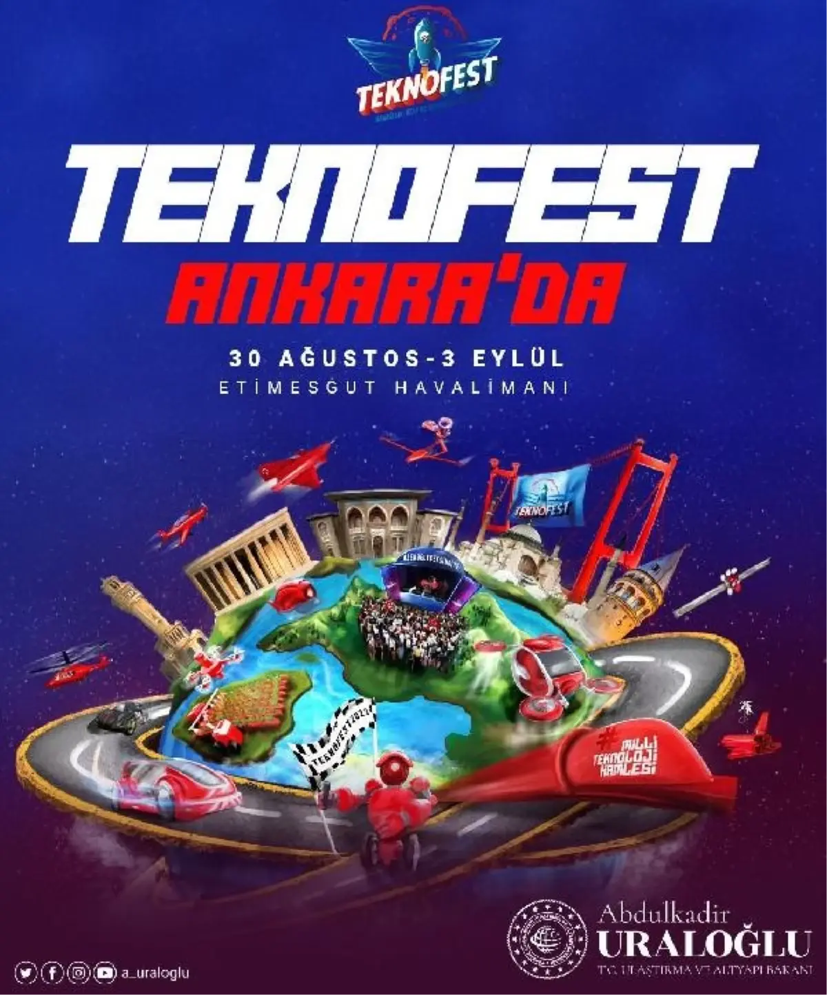 DHMİ, SHGM, PTT, TCDD ve BTK TEKNOFEST\'te Yeni Ürünlerini Tanıtacak