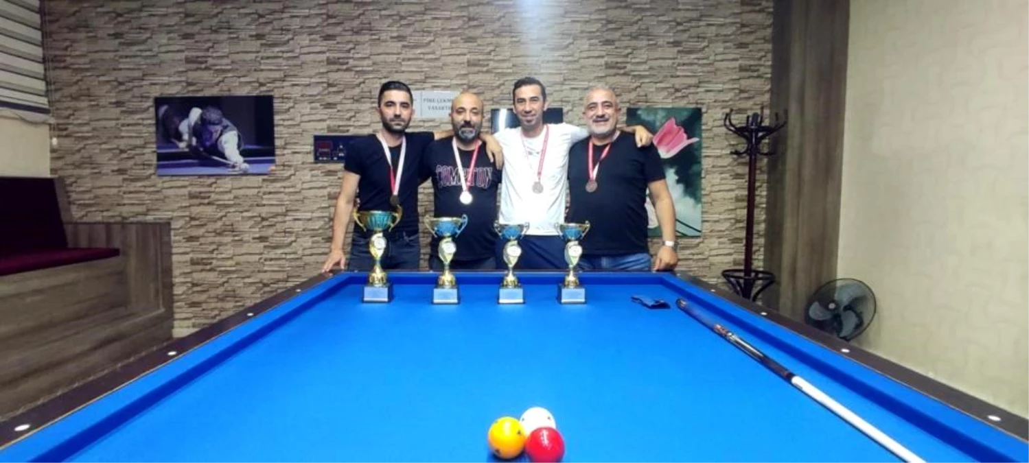 Kayseri\'de 30 Ağustos Zafer Bayramı 3 Bant Bilardo Turnuvası Sonuçlandı