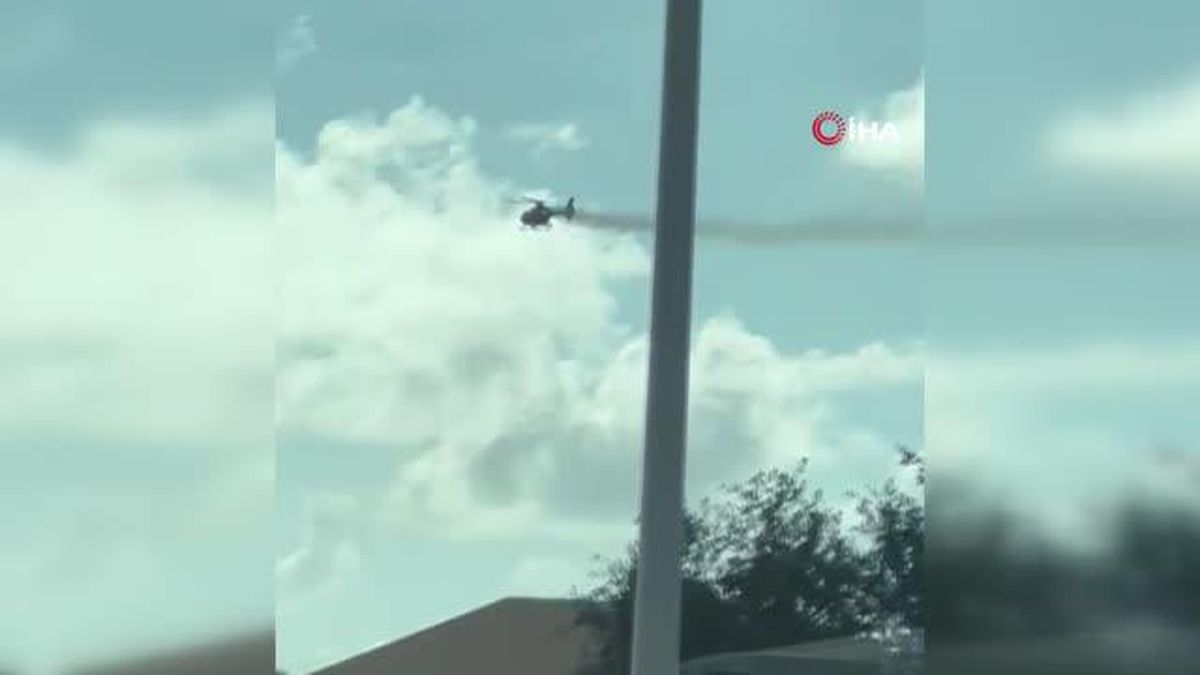 Florida\'da yangın söndürme helikopteri apartmana düştü, 4 kişi yaralandı