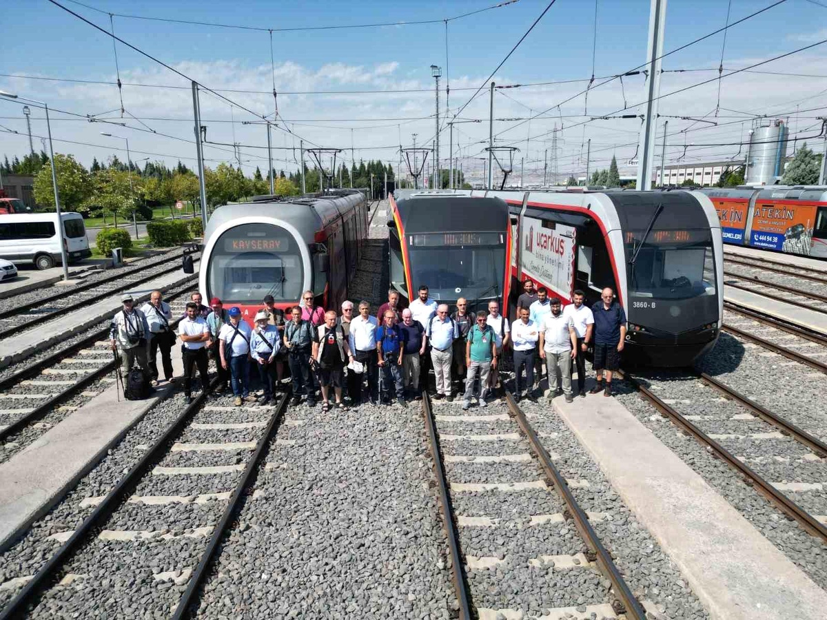 Alman Tramvay Dostları Derneği Kayseri Ulaşım A.Ş.\'yi Ziyaret Etti