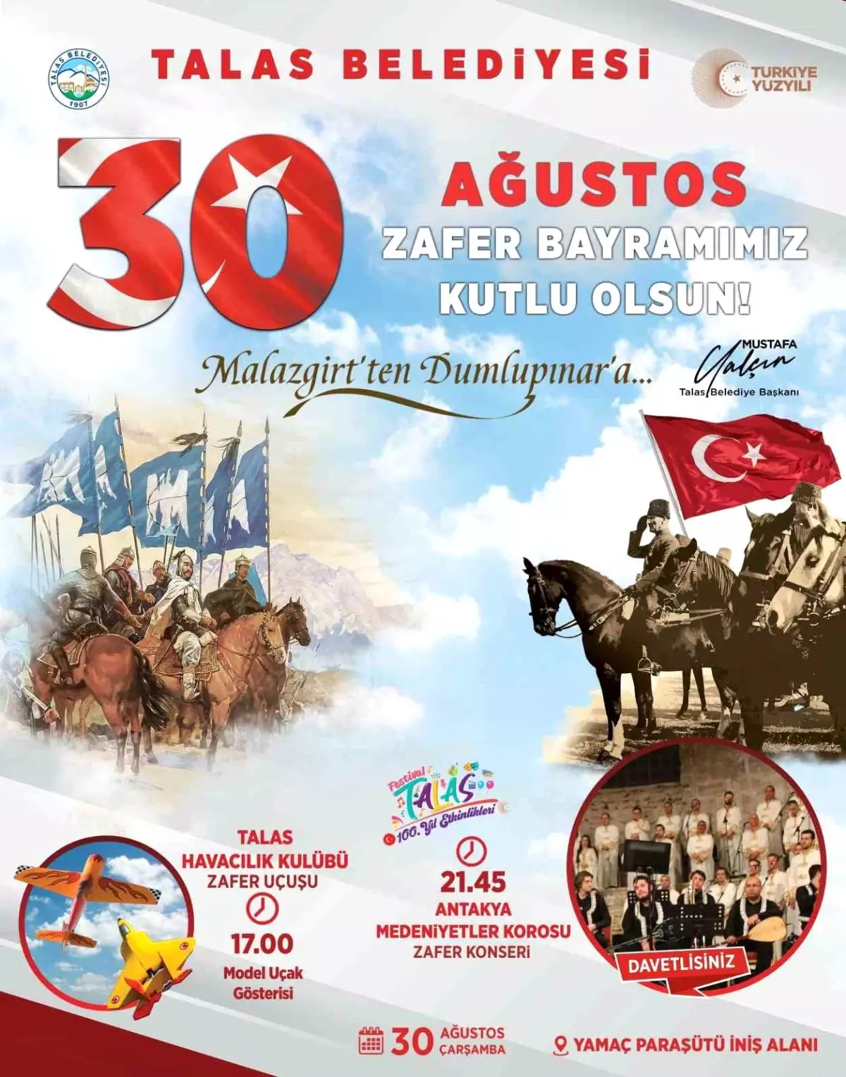 Talas Belediyesi, 30 Ağustos Zafer Bayramı\'nda Antakya Medeniyetler Korosunu Kayserililerle buluşturacak