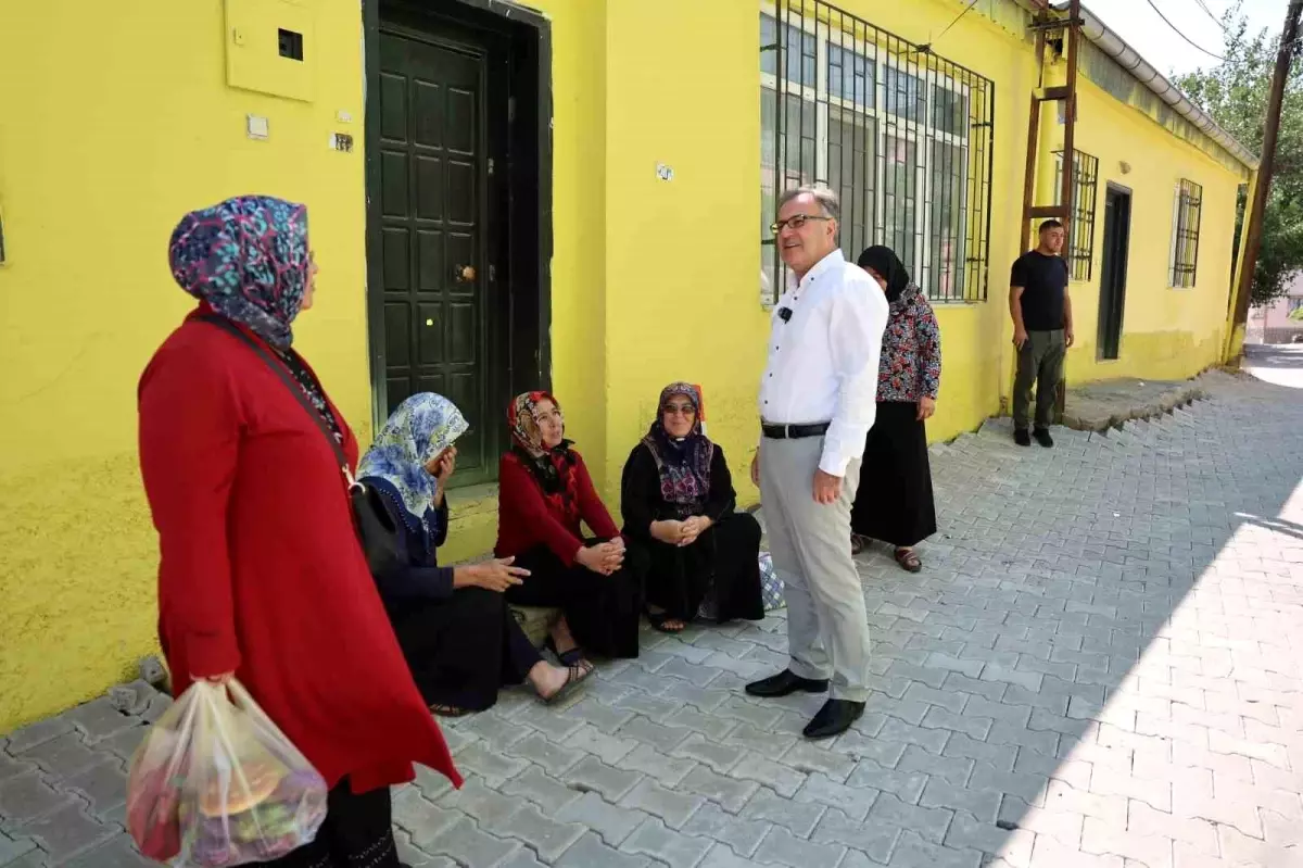 Hacılar Belediye Başkanı Yukarı Mahalle\'de İncelemelerde Bulundu