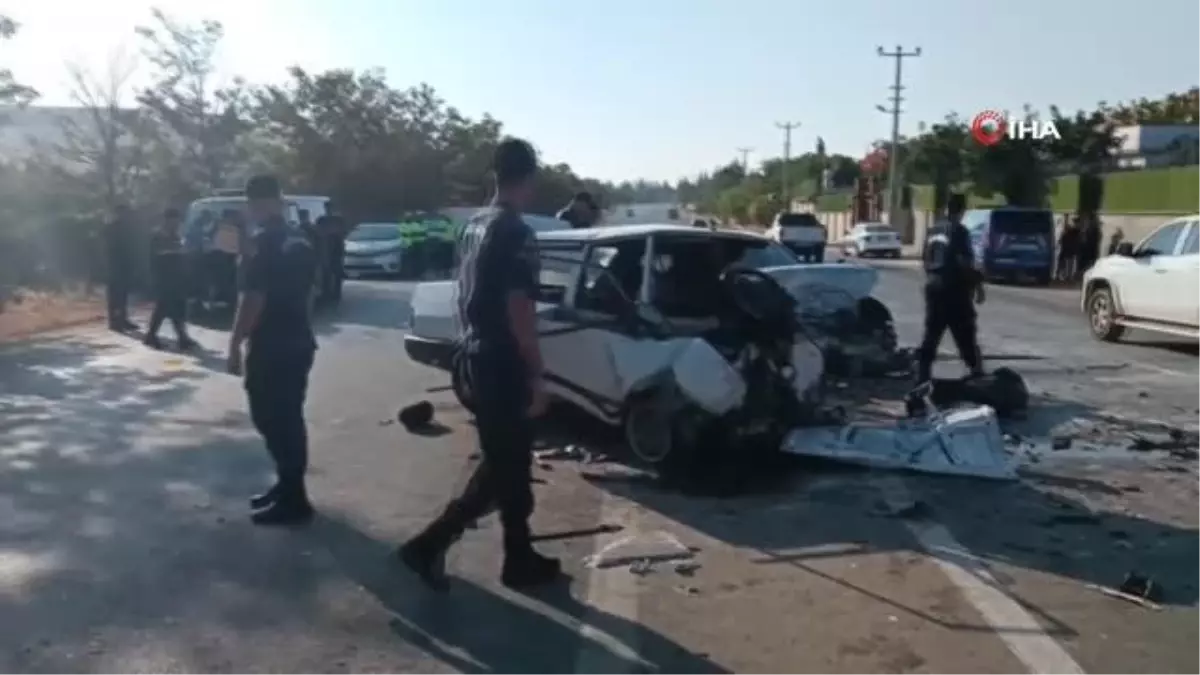 Gaziantep\'te feci kaza anına ait güvenlik kamerası görüntüleri ortaya çıktı