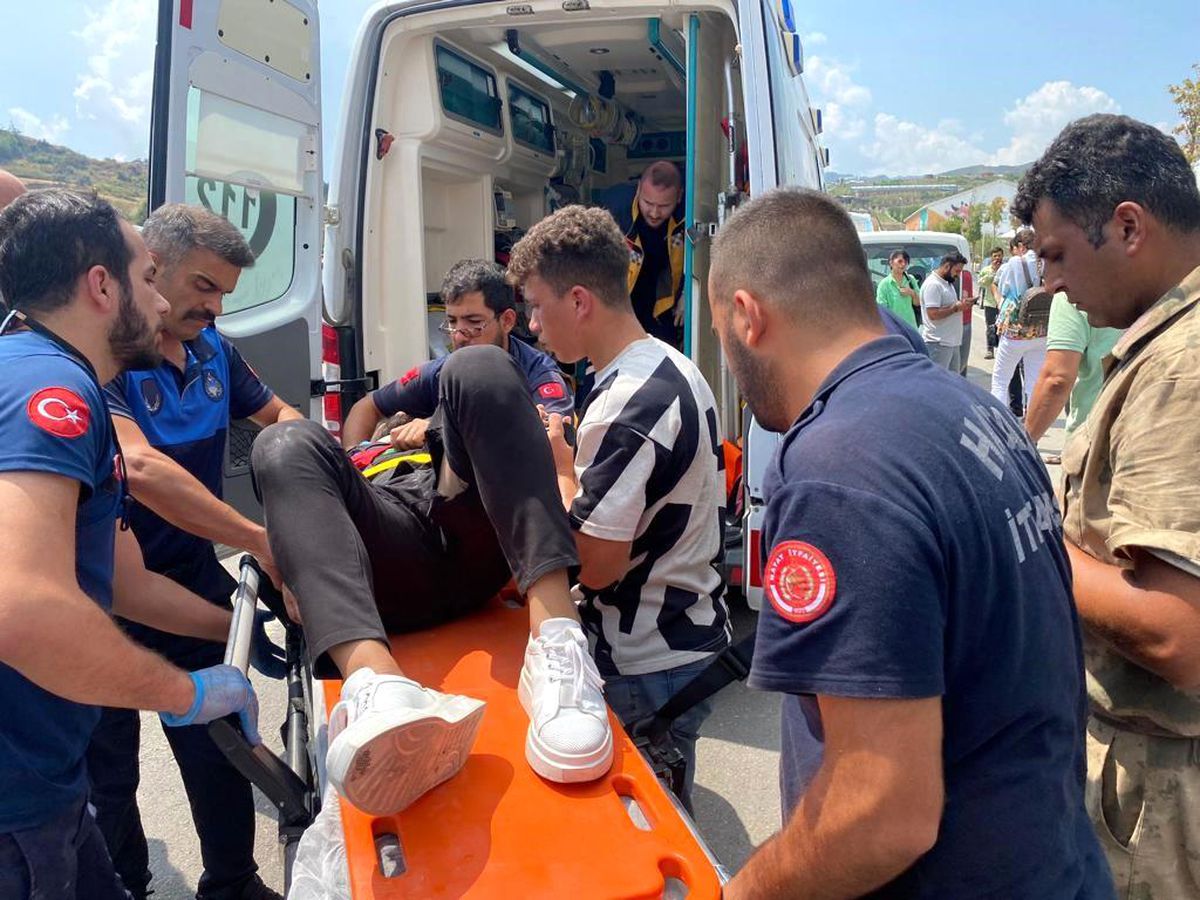 Antakya\'da trafik kazası: 1 kişi yaralandı