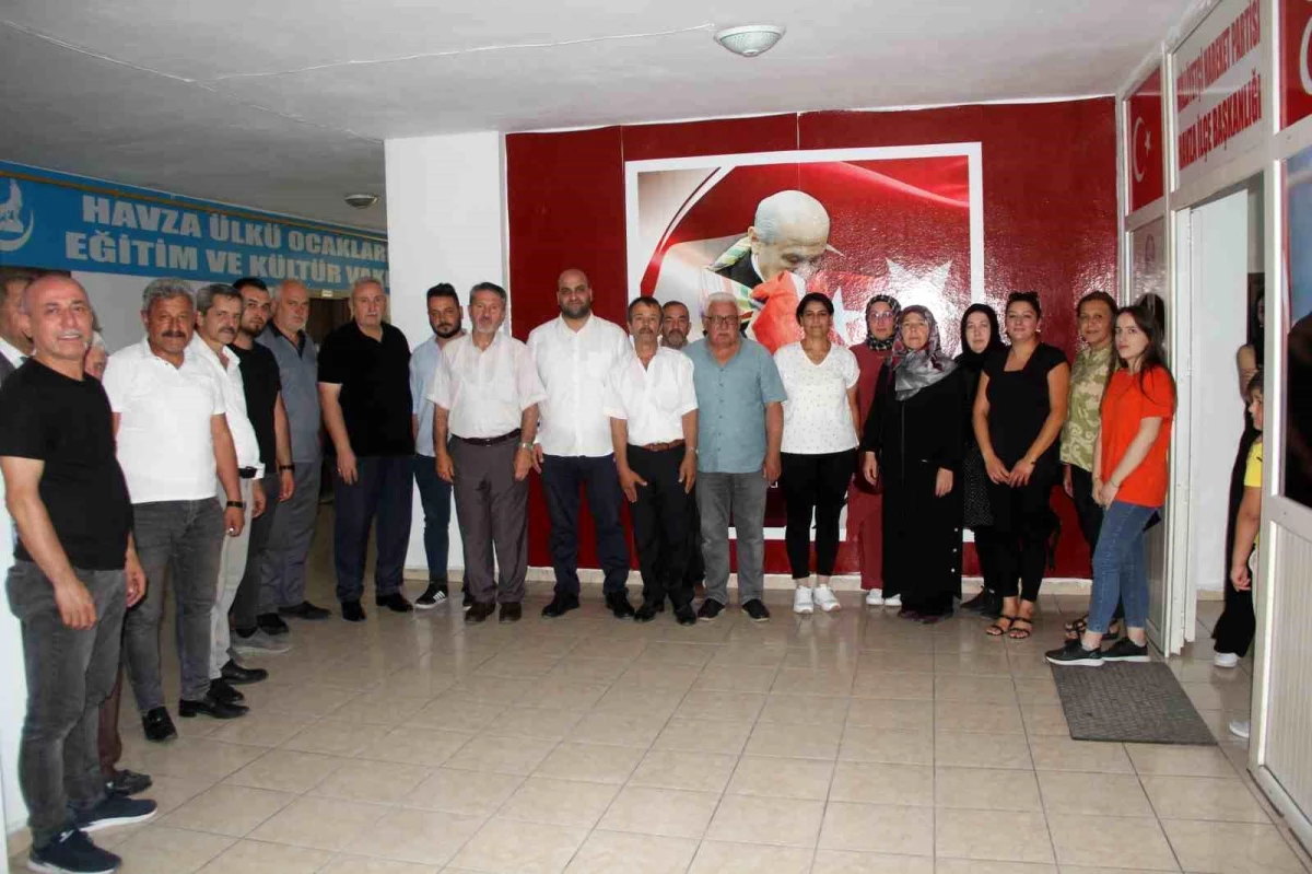 AK Parti Havza İlçe Yönetimi MHP İlçe Başkanlığına Ziyarette Bulundu