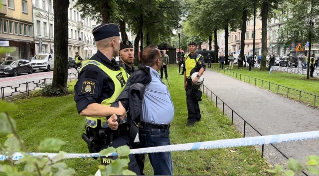 İsveç yine şaşırtmıyor! Kur'an-ı Kerim'i yakanı değil, çirkin saldırıya tepki göstereni gözaltına aldılar