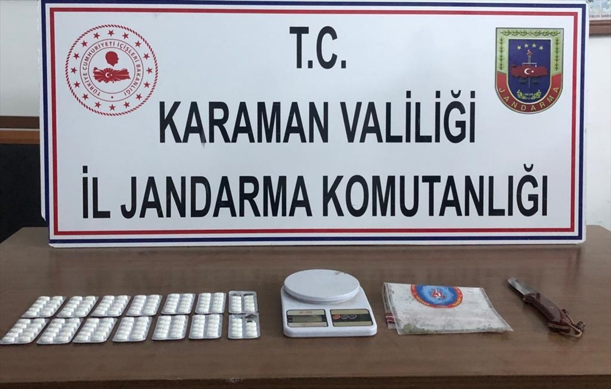 Karaman\'da mısır tarlasında uyuşturucu yetiştiren 2 şüpheli tutuklandı