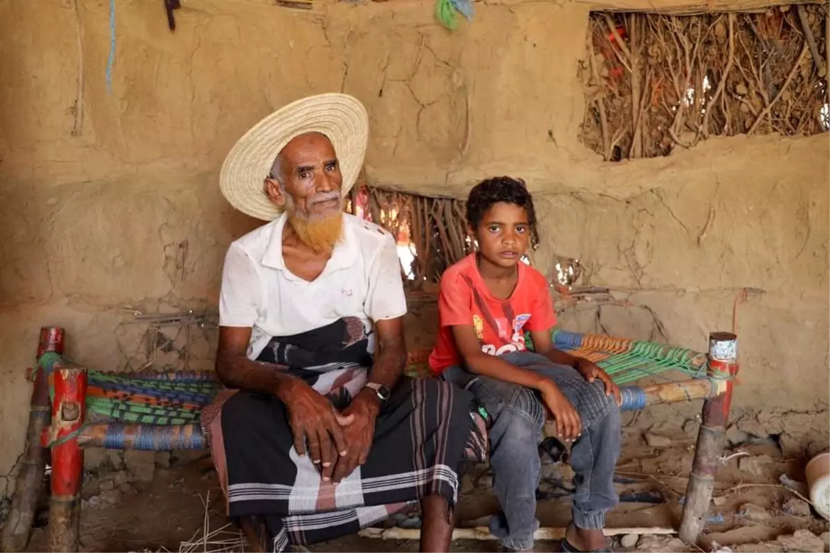 Yemen\'deki mülteci kampında kavurucu sıcaklar