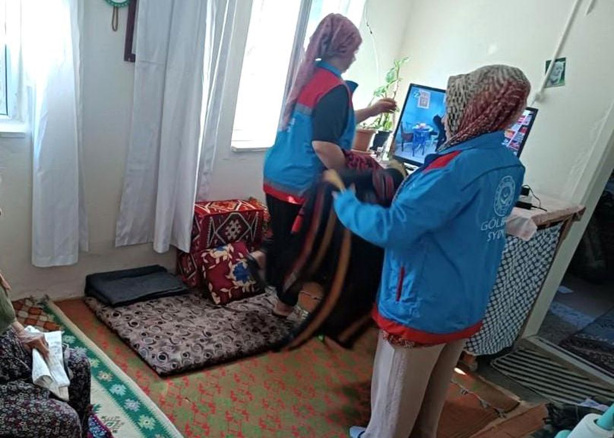 Adıyaman\'da yaşlı ve engellilere ev temizliği hizmeti