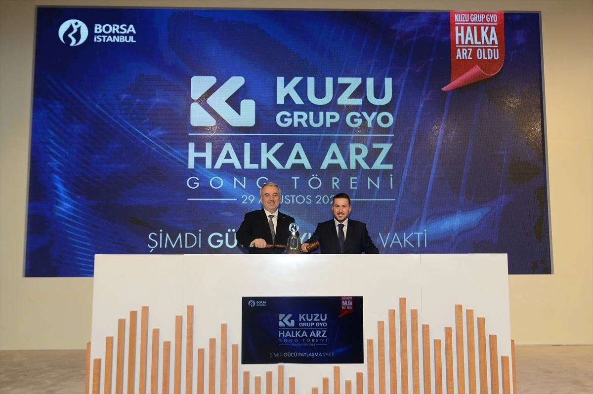 Borsa İstanbul\'da gong Kuzugrup Gayrimenkul Yatırım Ortaklığı için çaldı