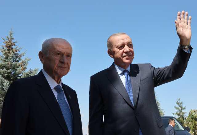 Cumhurbaşkanı Erdoğan ile Bahçeli arasında sürpriz görüşme