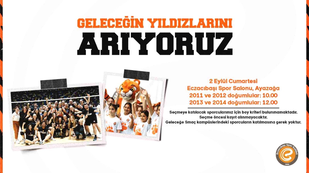 Eczacıbaşı Spor Kulübü Voleybolcu Seçmeleri