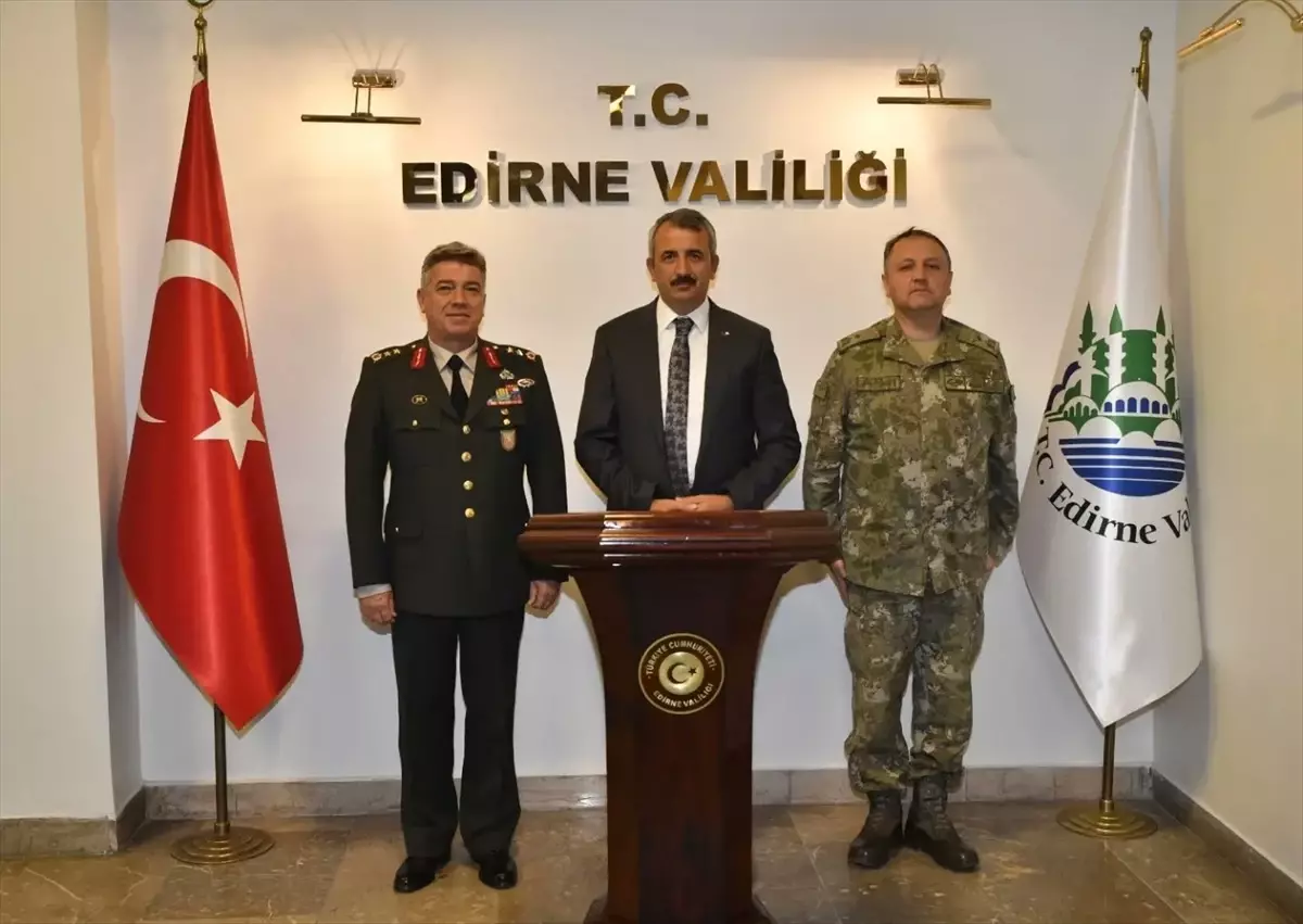 Edirne Valisi Yunus Sezer\'e ziyaretler sürüyor