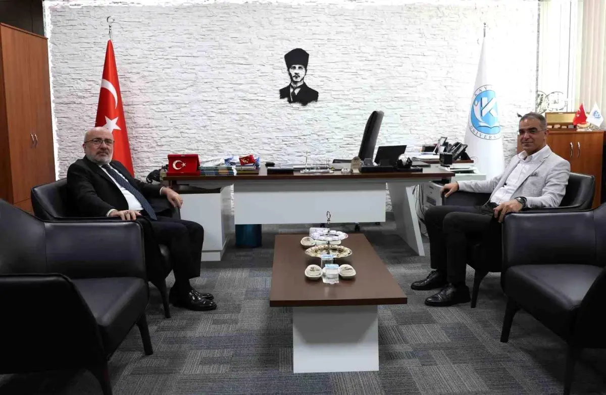 Erciyes A.Ş. Yönetim Kurulu Başkanı Kayseri Üniversitesi Rektörünü ziyaret etti