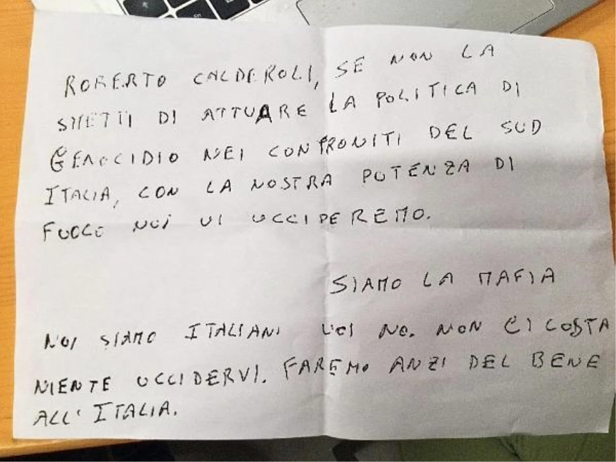 İtalya Bakanı Ölüm Tehdidi Aldı