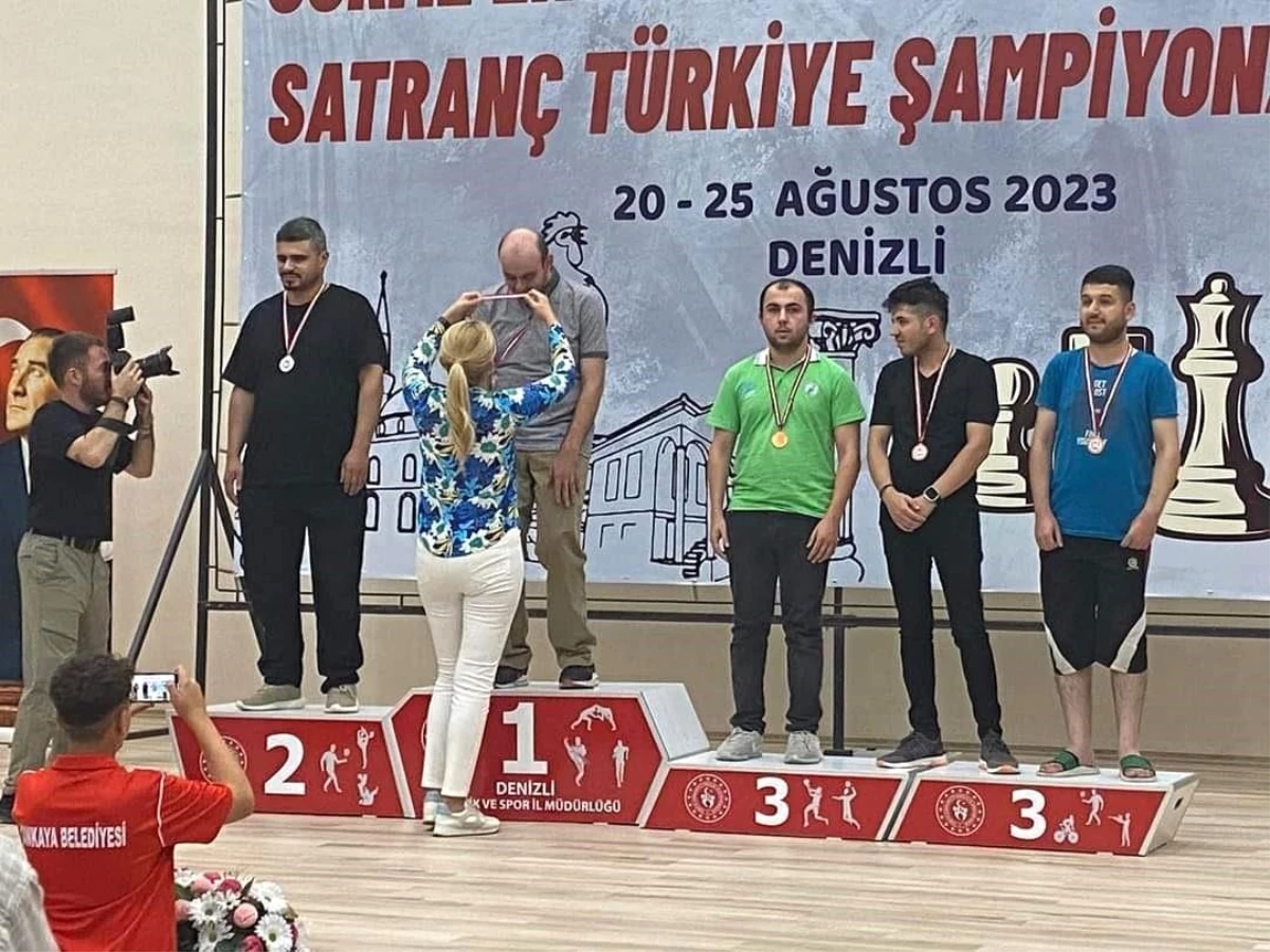 Nilüfer Belediyesi GESK Görme Engelliler Türkiye Satranç Şampiyonası\'nda başarıya imza attı