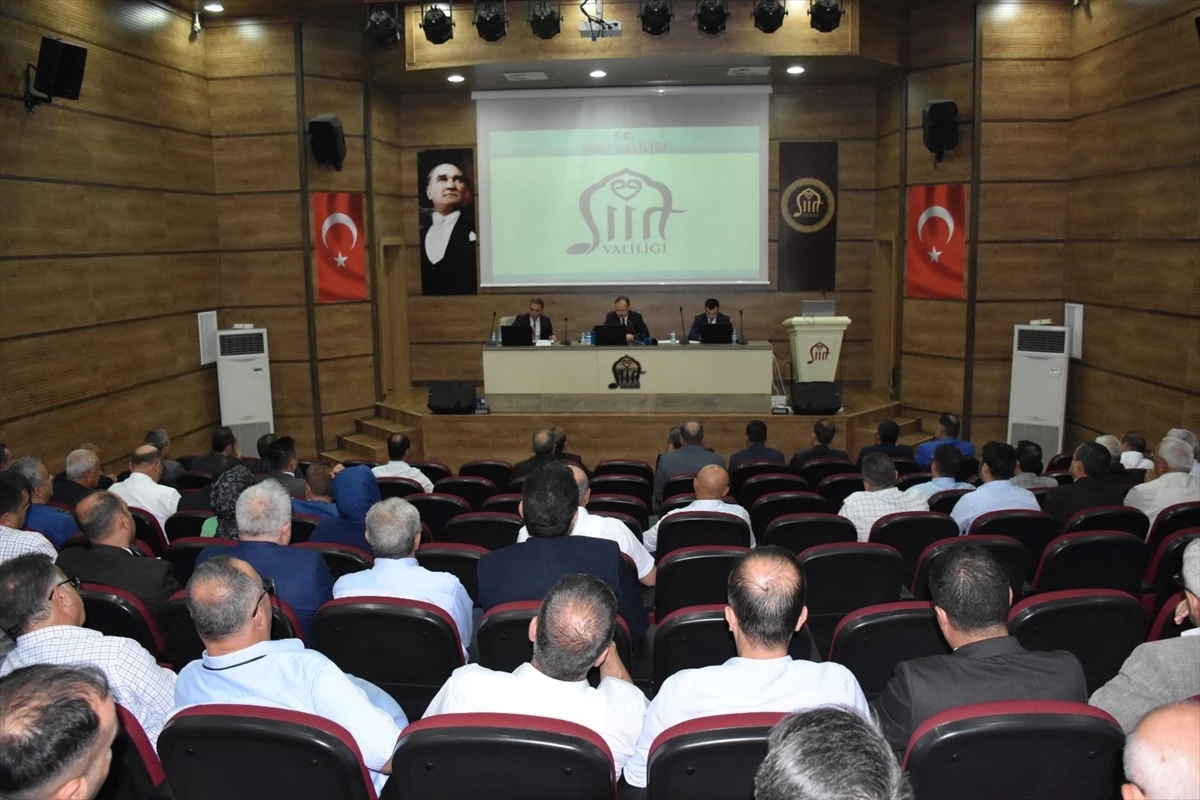 Siirt Valisi ve Belediye Başkan Vekili Dr. Kemal Kızılkaya Başkanlığında 2023 İl Koordinasyon Kurulu Toplantısı Gerçekleştirildi