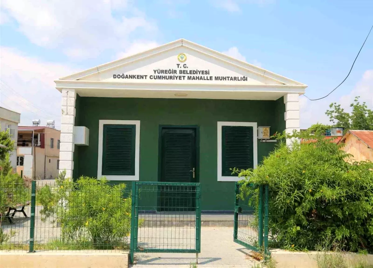 Yüreğir Belediyesi\'nde 25 yeni muhtarlık binası yapıldı
