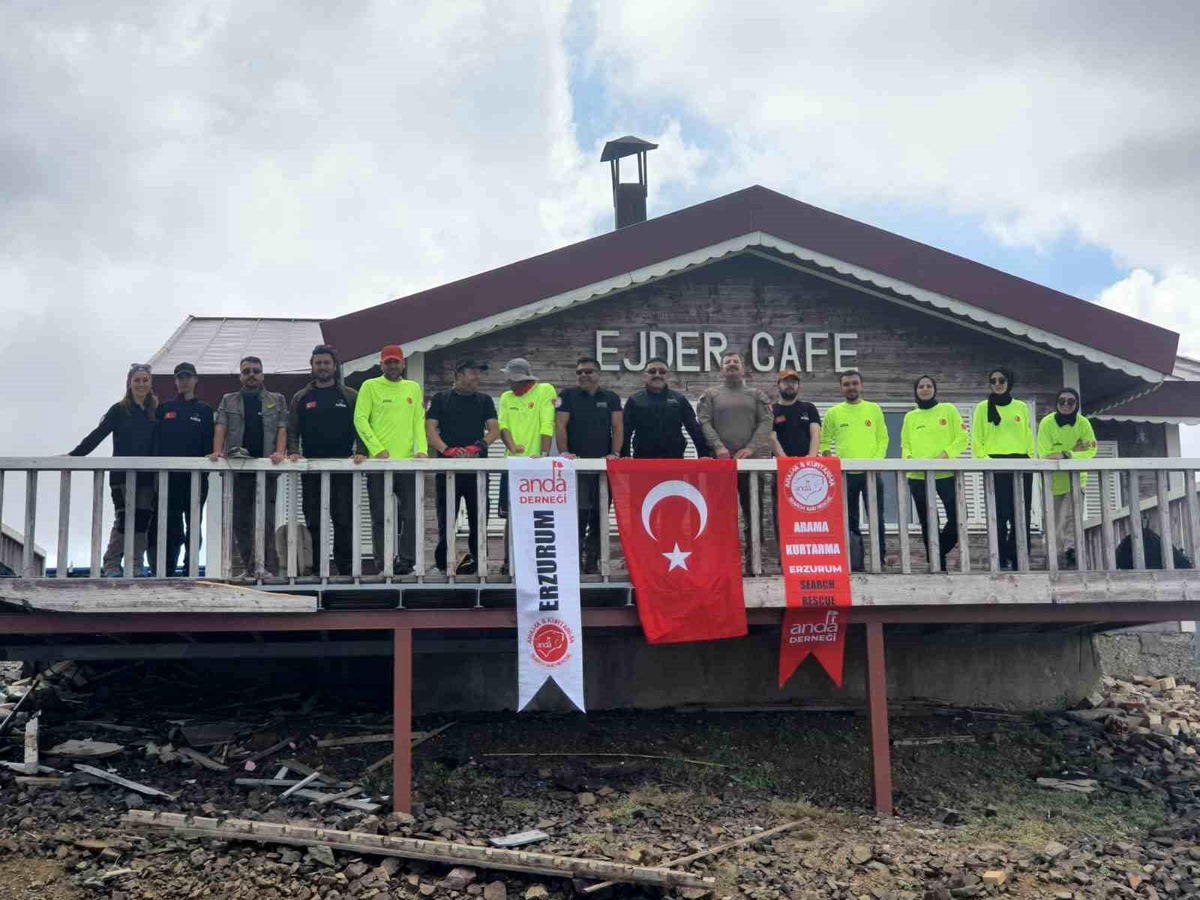 ANDA Palandöken\'in zirvesine tırmandı