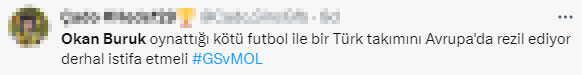 Aslan, Devler Ligi'ne kaldı ama kötü futbol taraftarı isyan ettirdi! Okan Buruk'u istifaya davet ettiler