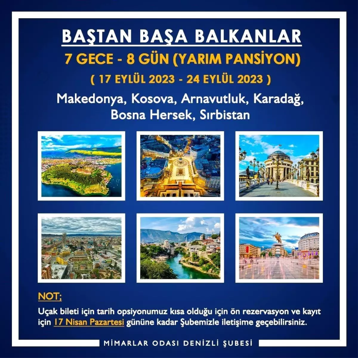 Denizli\'de Balkanlar Turu İçin Peşin Ödeme Yapan 68 Mimar Dolandırıldı