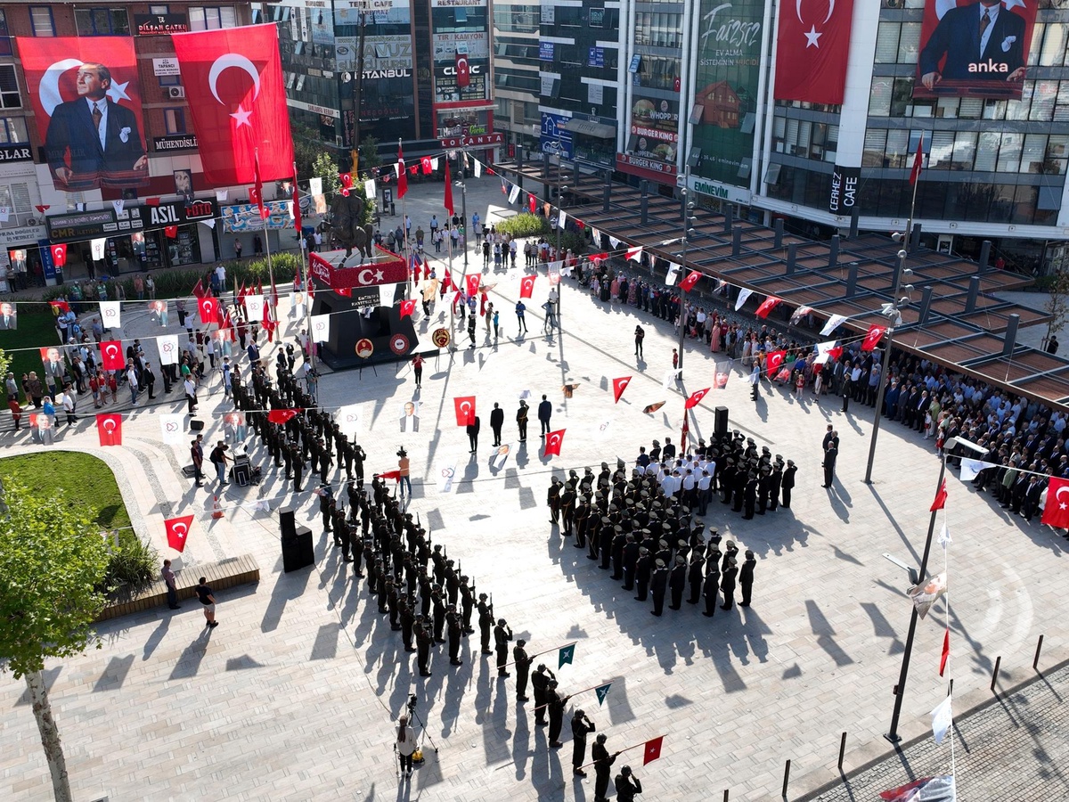 Çerkezköy\'de 30 Ağustos Zafer Bayramı Kutlamaları