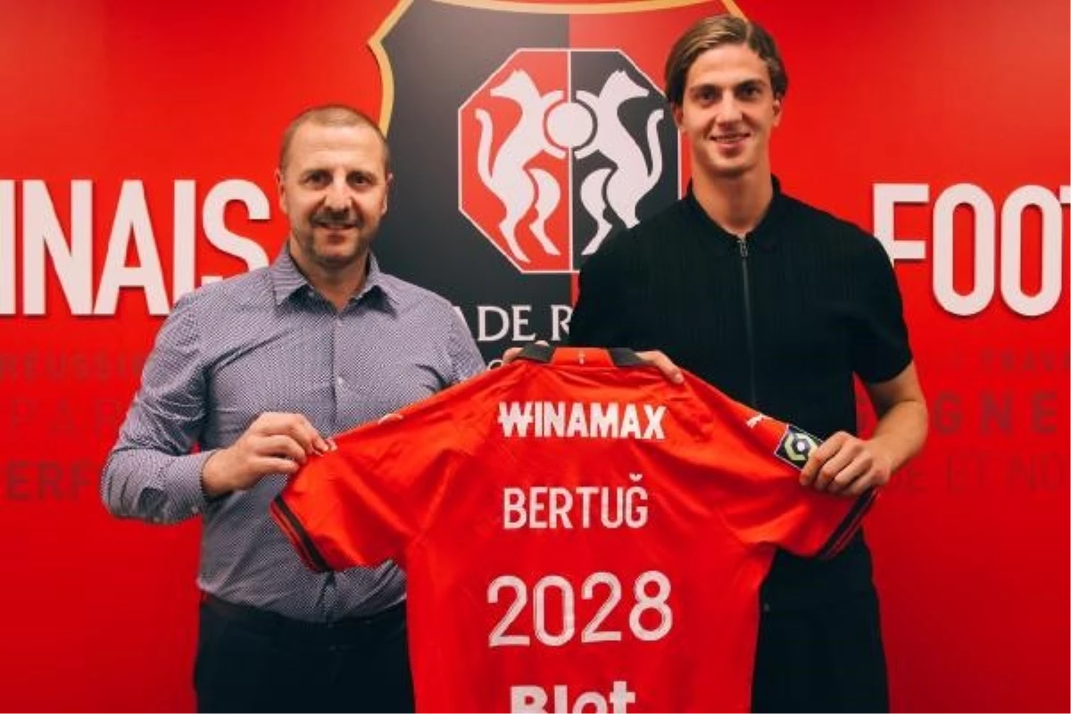 Hataysporlu Bertuğ Yıldırım, Fransa\'nın Rennes takımına transfer oldu