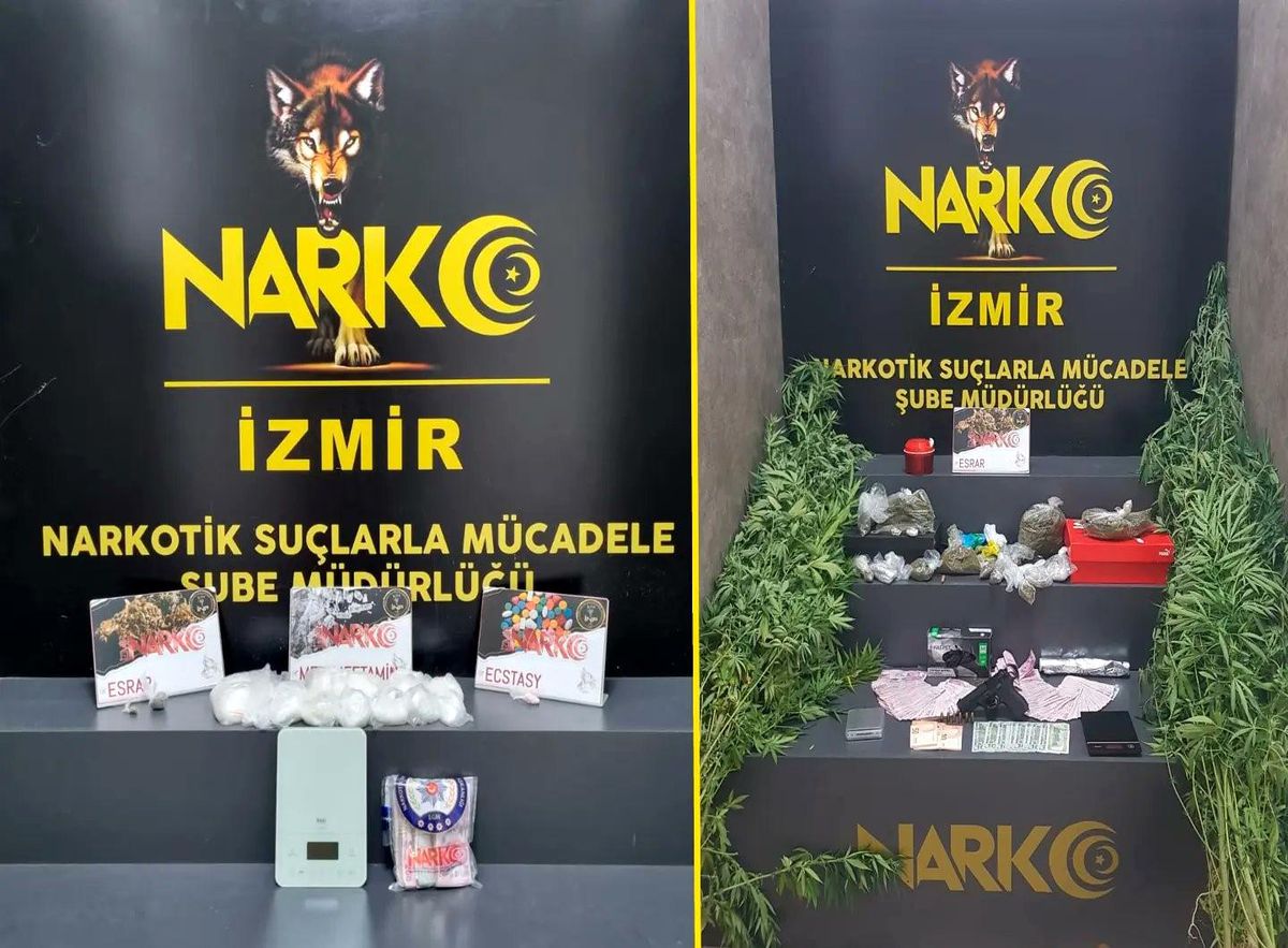 İzmir\'de 41 ayrı uyuşturucu operasyonu: 23 tutuklama