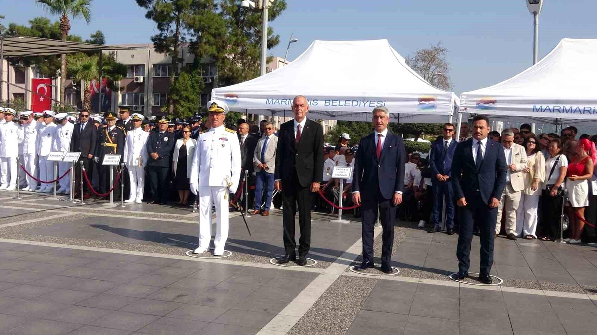 Marmaris\'te 30 Ağustos Zafer Bayramı kutlandı