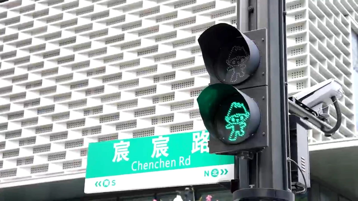 Hangzhou Asya Oyunları\'nda Trafik Işıkları Maskotlarla Süslendi