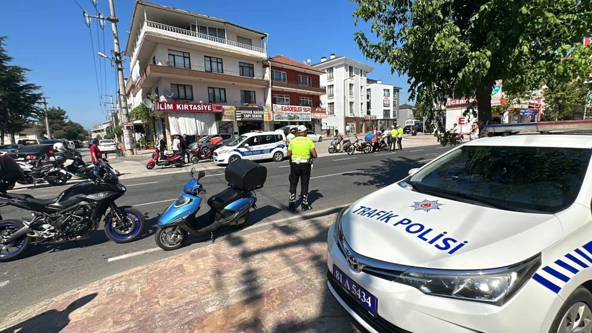 Düzce\'de artan motosiklet kazalarına cezai işlem