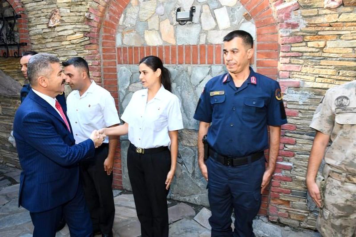 Uşak\'ta Jandarma Personeline Rütbe Terfi Töreni