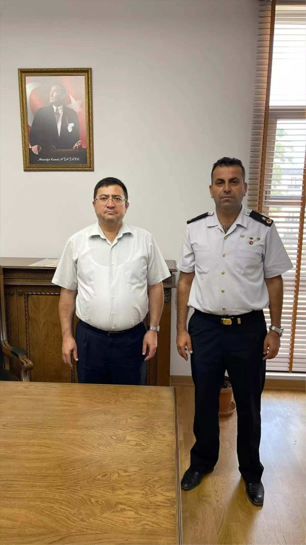 Alaçam İlçe Jandarma Komutanı Yaşar Görmez Binbaşı Oldu