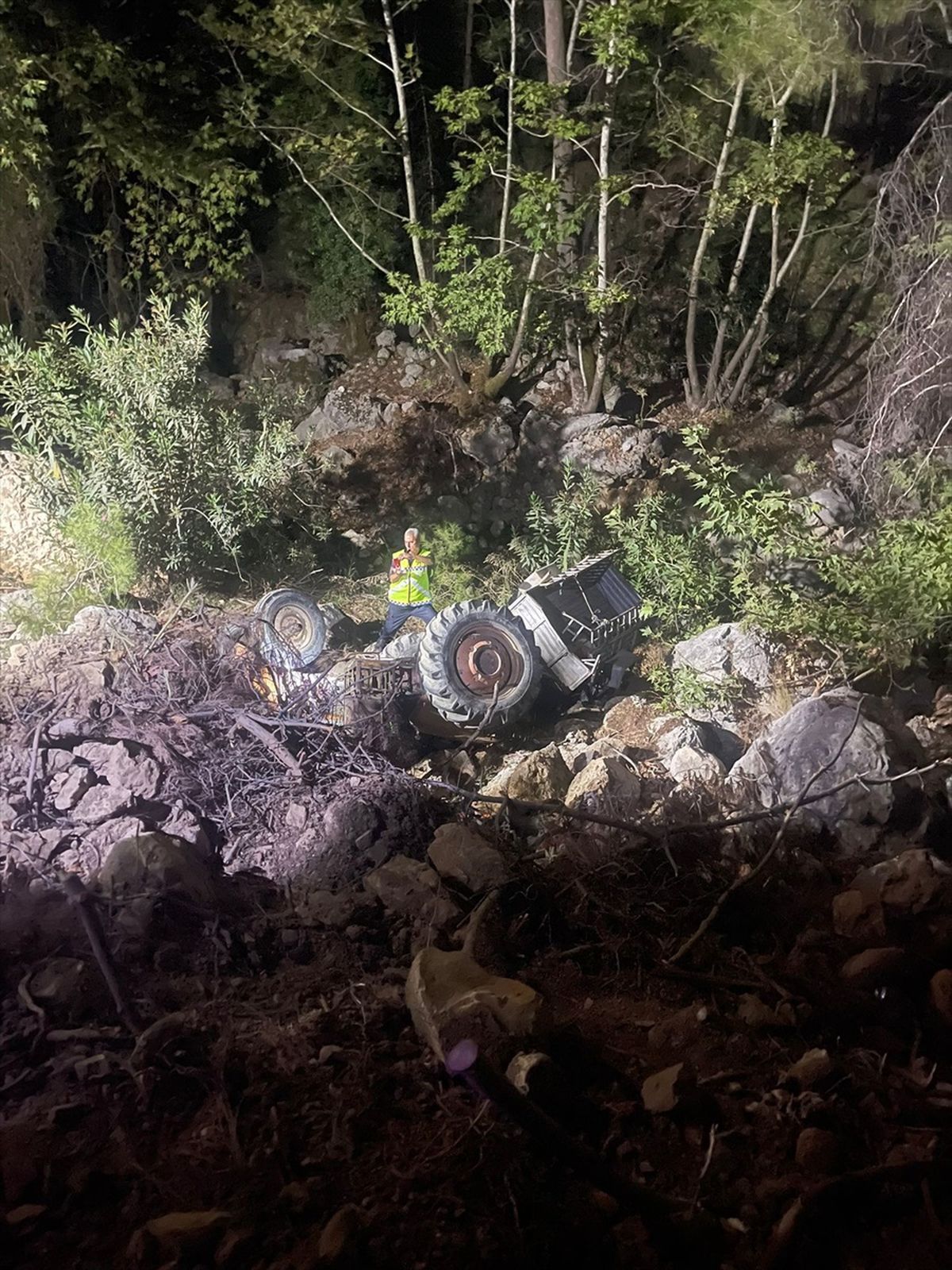 Antalya\'da traktör kazası: 1 ölü, 1 yaralı