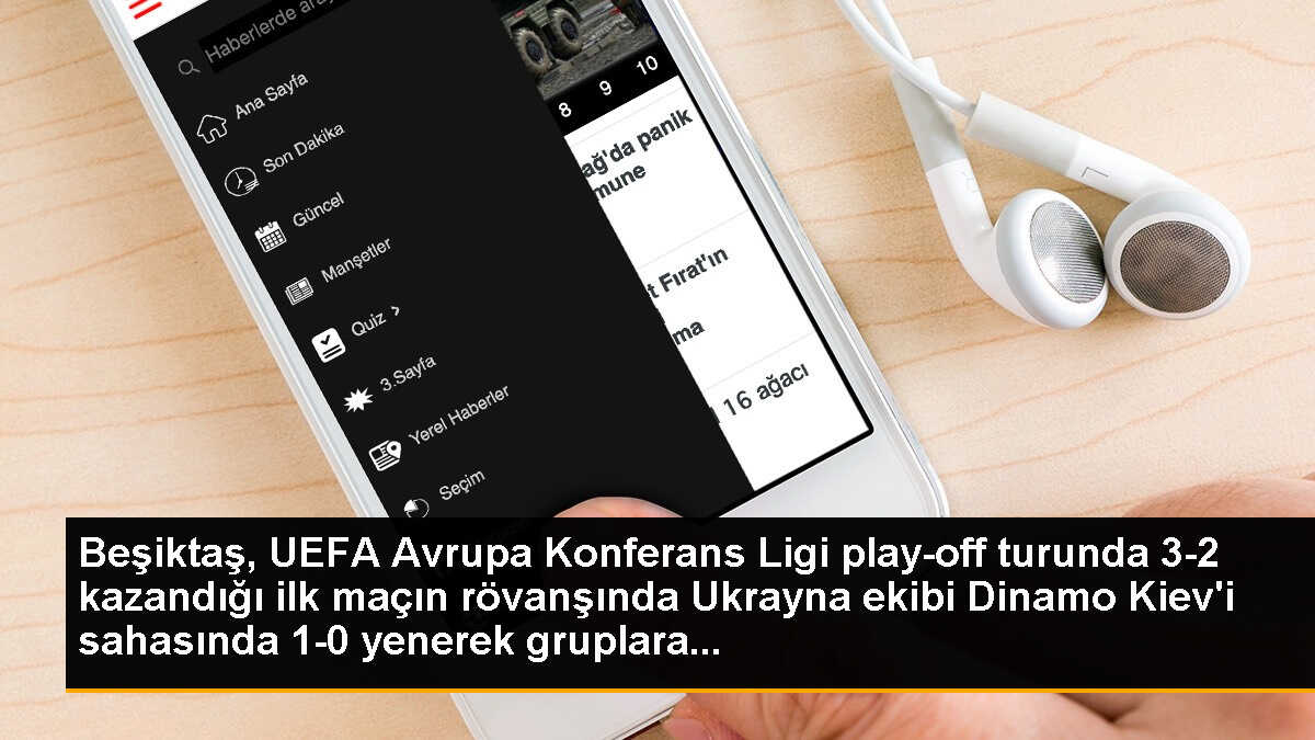 Beşiktaş, UEFA Avrupa Konferans Ligi play-off turunda 3-2 kazandığı ilk maçın rövanşında Ukrayna ekibi Dinamo Kiev\'i sahasında 1-0 yenerek gruplara...