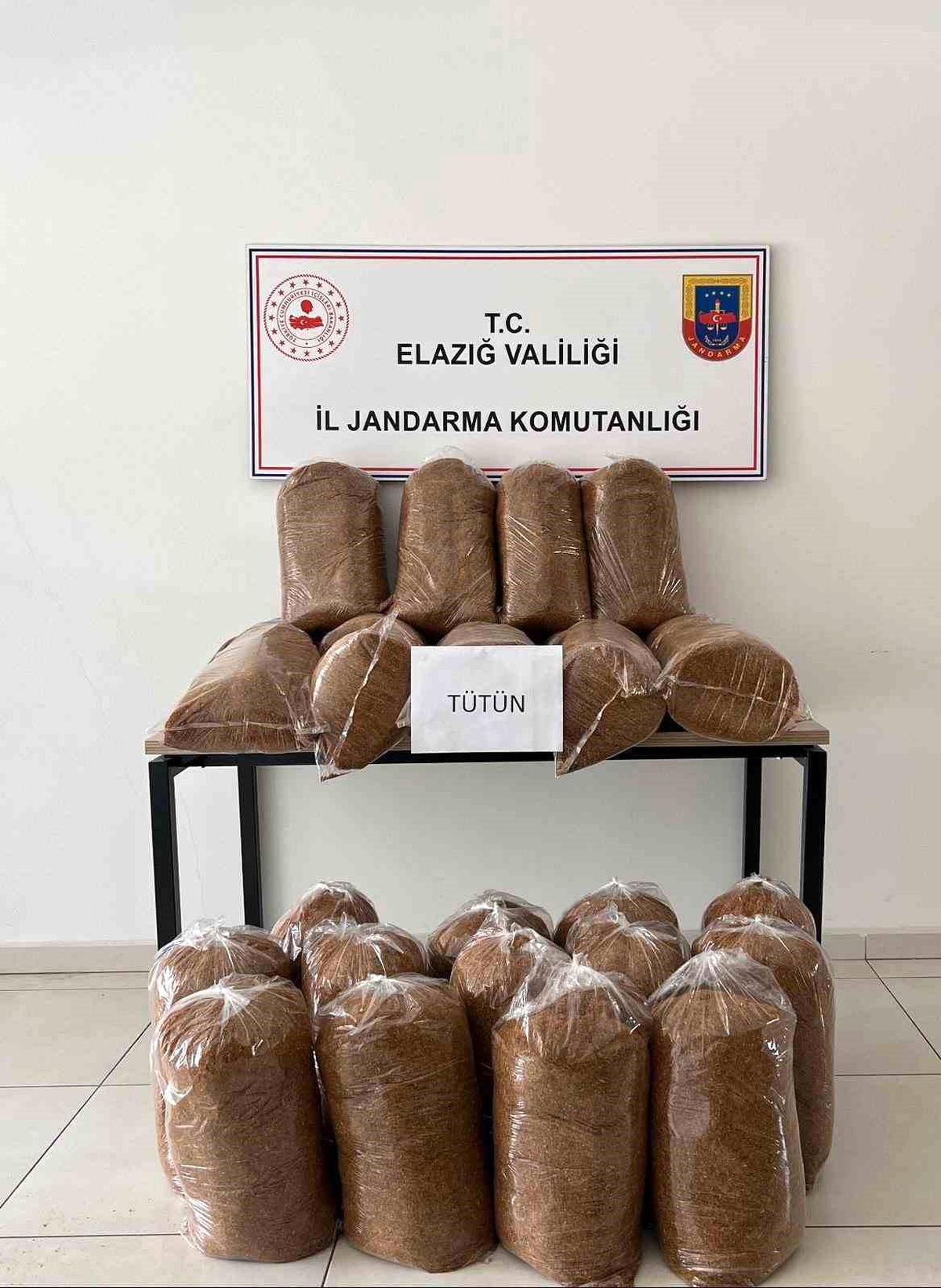 Elazığ\'da 165 Kilogram Kaçak Tütün Ele Geçirildi