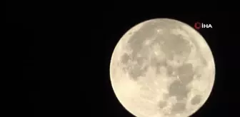 Konya'da 'Süper Mavi Ay' görsel şölen oluşturdu