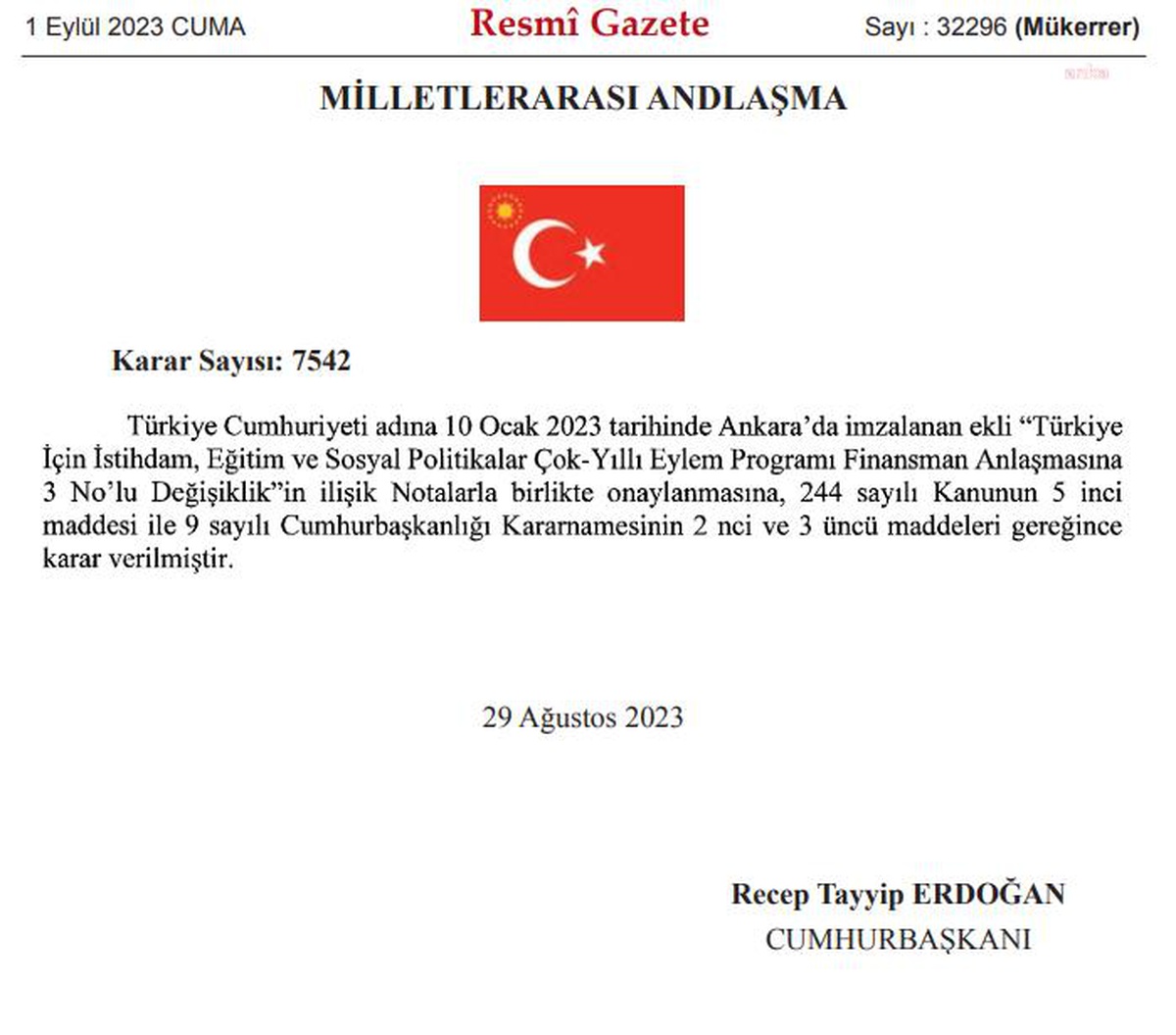 275 Milyon 100 Bin Euro Mali Desteğin Öngörüldüğü Ipa Iı Anlaşması\'nın Süresi 2025 Yılı Sonuna Kadar Uzatıldı
