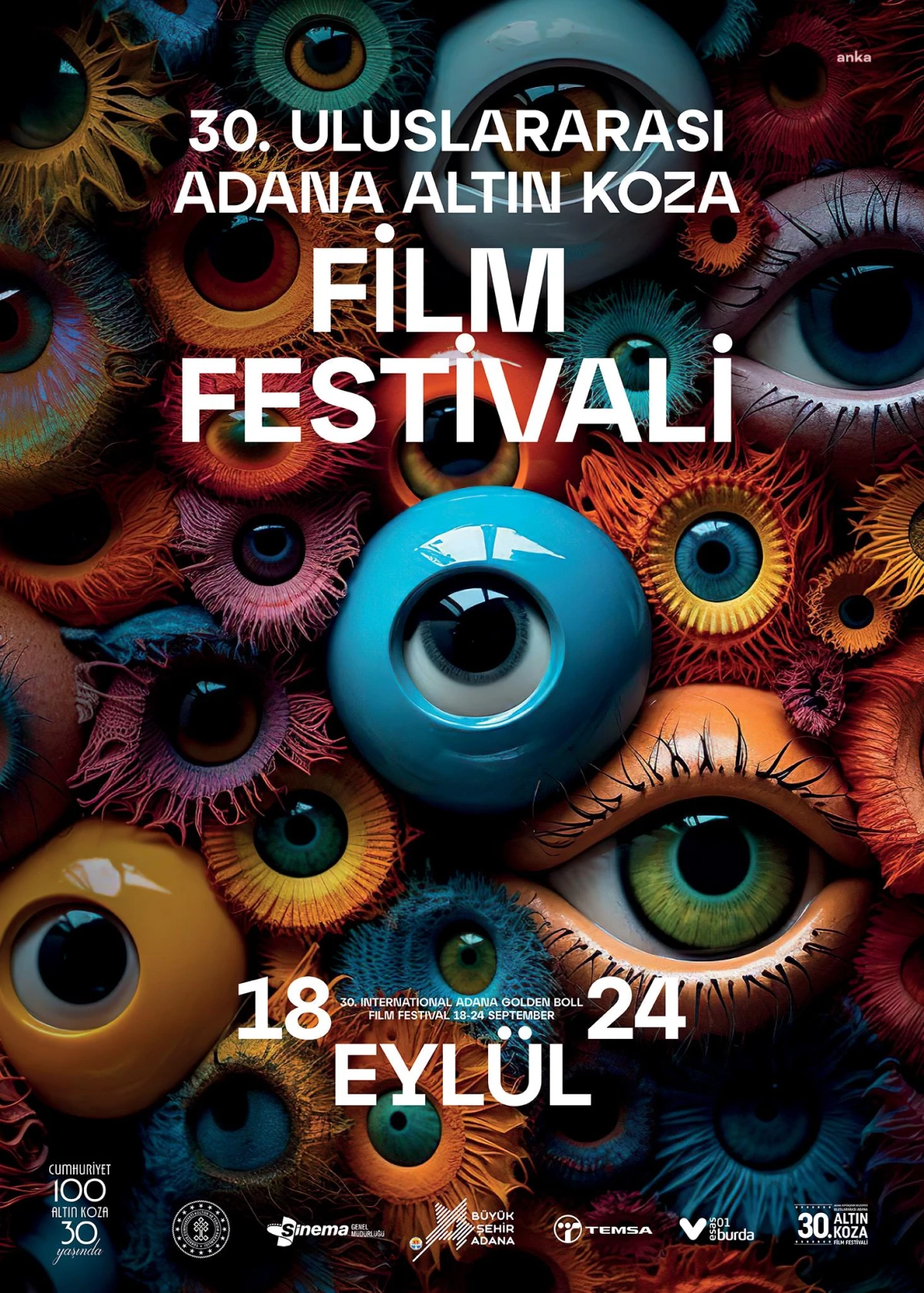 30. Uluslararası Adana Altın Koza Film Festivali Afişi Yayınlandı