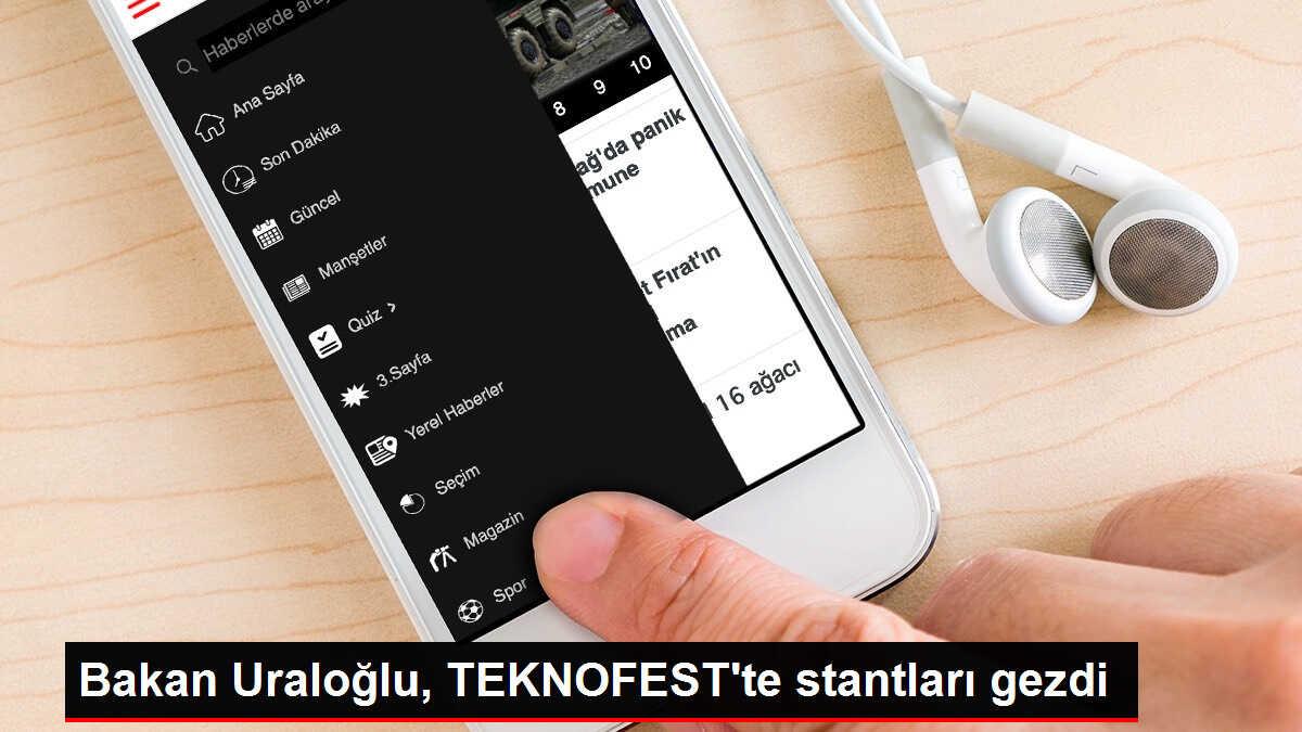 Ulaştırma ve Altyapı Bakanı TEKNOFEST'i Ziyaret Etti