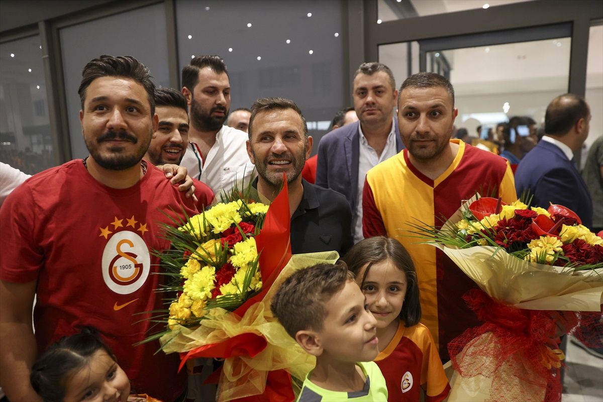 Galatasaray Gaziantep FK maçı için Gaziantep\'e geldi