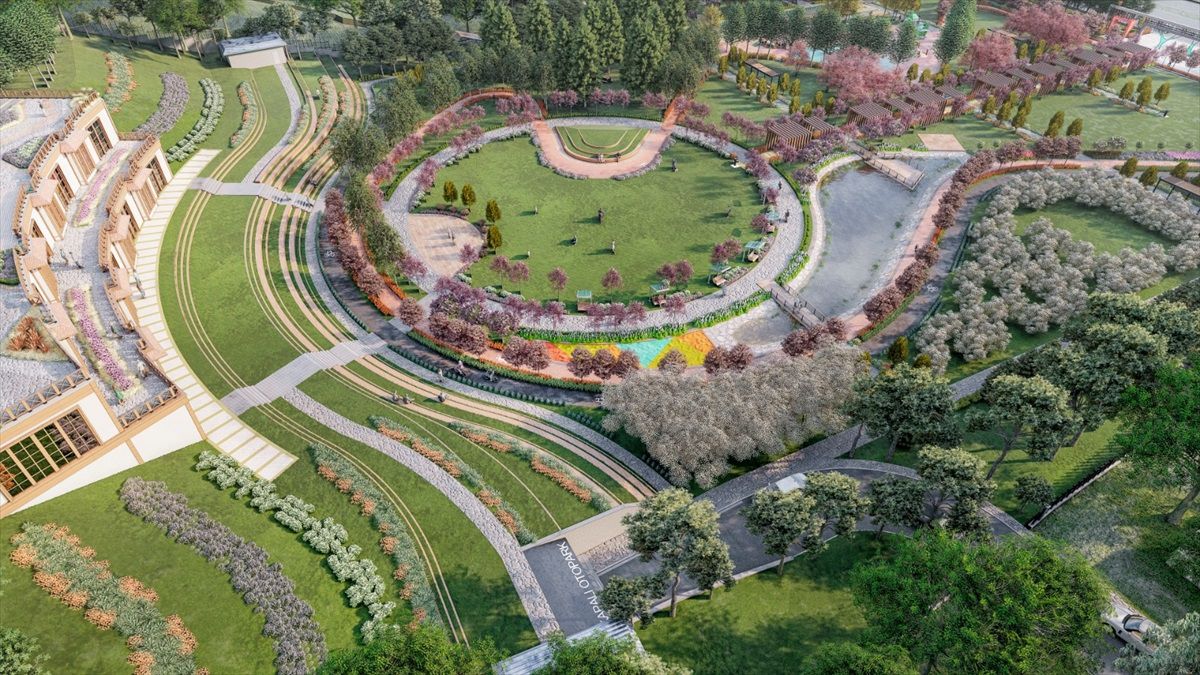 Giresun\'da millet bahçesinin yapımı devam ediyor