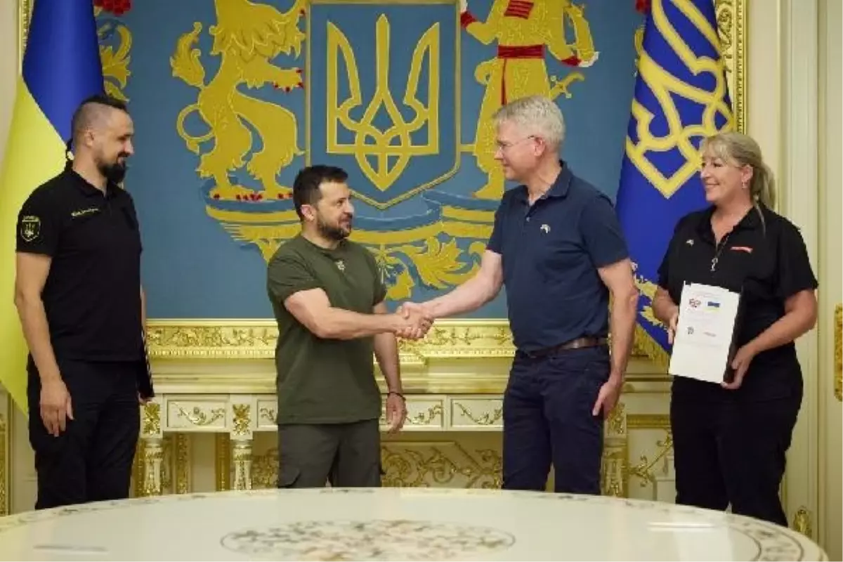 Ukrayna Devlet Başkanı Zelenski, BAE Systems ile işbirliği anlaşması imzaladı