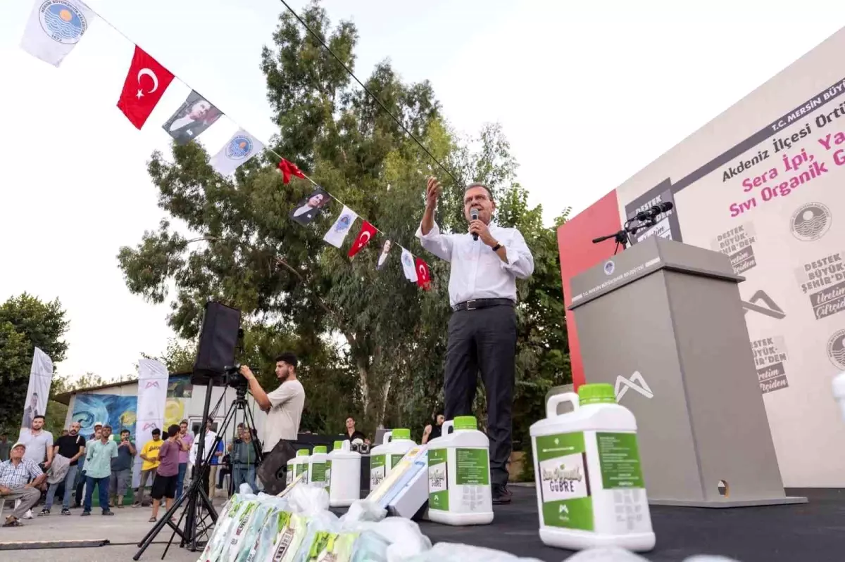 Mersin Büyükşehir\'in Üretime Desteği Sürüyor