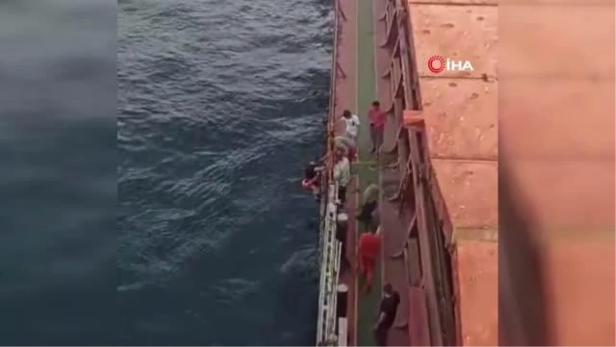Sarıyer\'de gemiden düşen 2. kaptan 20 saat sonra kurtarıldı