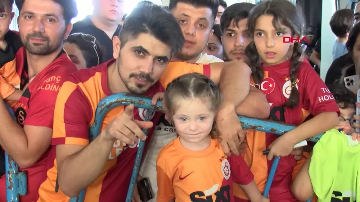 Galatasaray Gaziantep FK maçı için Gaziantep'e geldi
