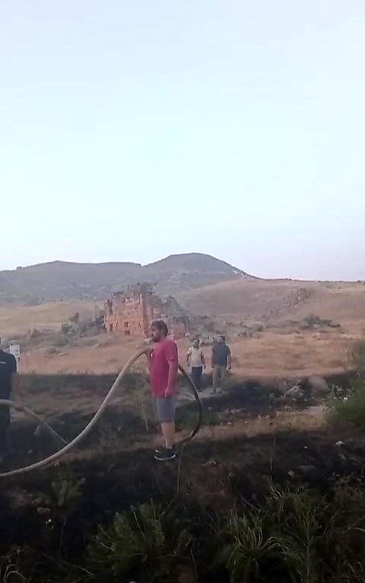 Denizli\'deki Tripolis Antik Kentinde Çıkan Yangın Kontrol Altına Alındı