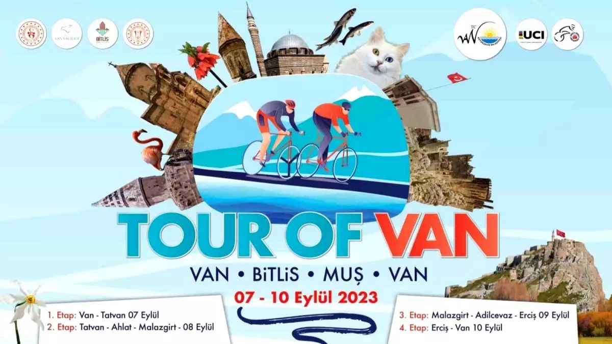 Van\'da Uluslararası Bisiklet Turu Düzenlenecek